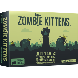 jeu : Zombie Kittens éditeur : Exploding Kittens version française