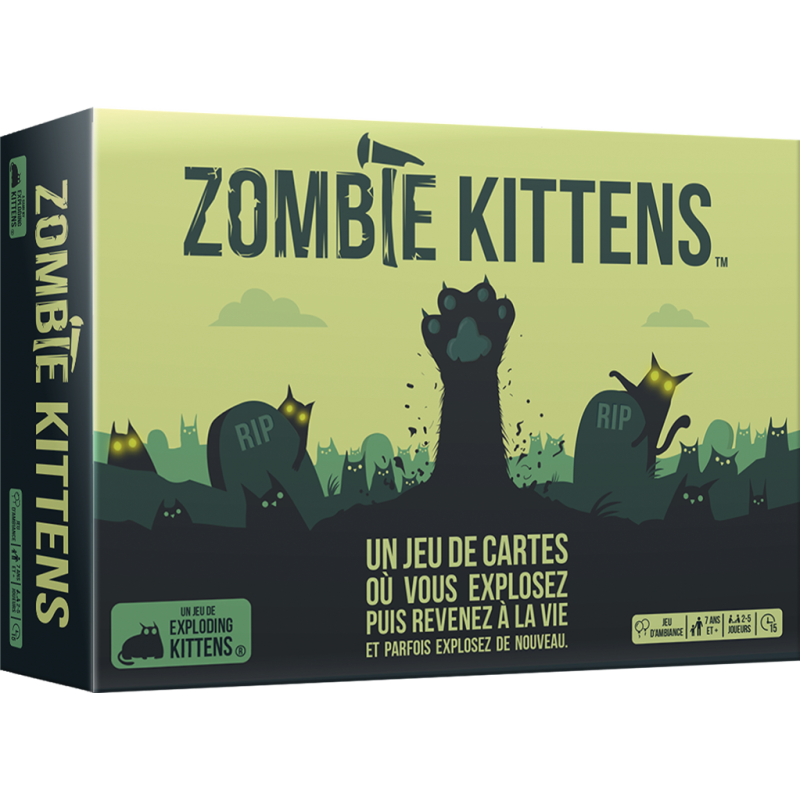 jeu : Zombie Kittens
éditeur : Exploding Kittens
version française