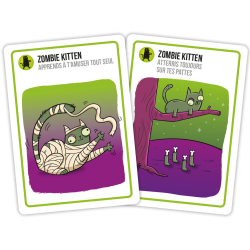 jeu : Zombie Kittens
éditeur : Exploding Kittens
version française