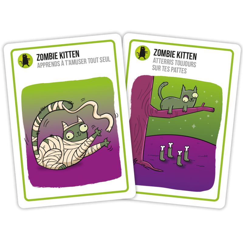 jeu : Zombie Kittens
éditeur : Exploding Kittens
version française