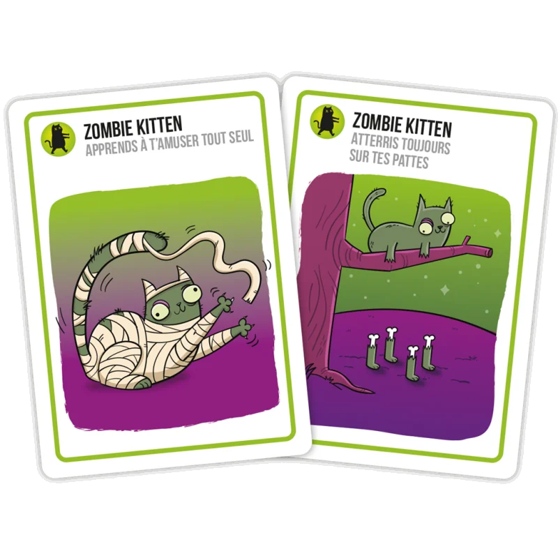 jeu : Zombie Kittens
éditeur : Exploding Kittens
version française