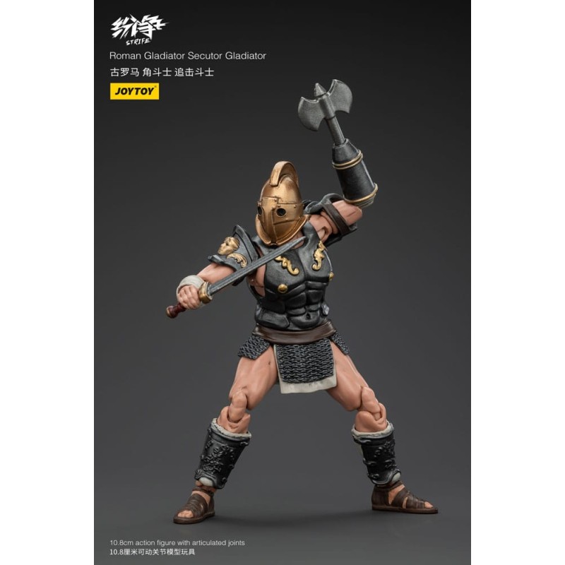 Strife figurine 1/18 Roman Gladiator Secutor Gladiator 11 cm          