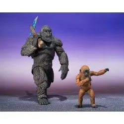 Godzilla x Kong: The New Empire Pack 2 figurines S.H. Monster Arts Suko & Mothra  | 4573102668677