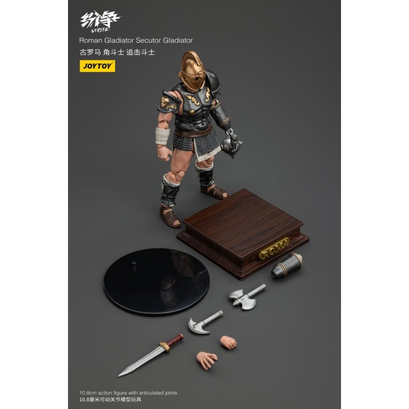 Strife figurine 1/18 Roman Gladiator Secutor Gladiator 11 cm          