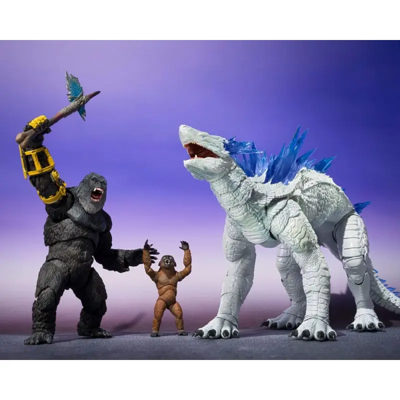 Godzilla x Kong: The New Empire Pack 2 figurines S.H. Monster Arts Suko & Mothra  | 4573102668677