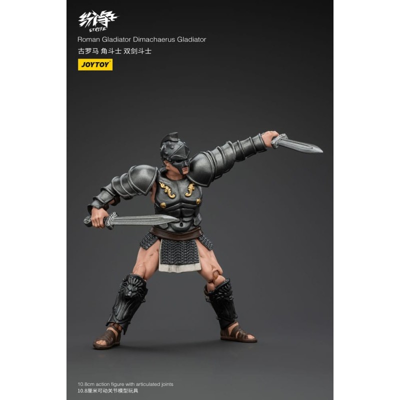 Strife figurine 1/18 Roman Gladiator Dimachaerus Gladiator 11 cm