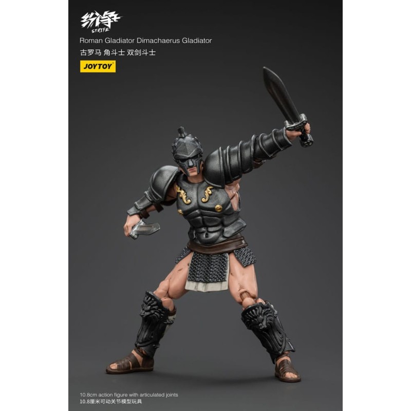 Strife figurine 1/18 Roman Gladiator Dimachaerus Gladiator 11 cm