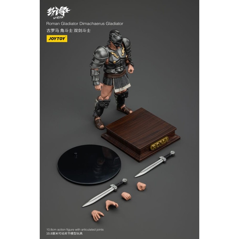 Strife figurine 1/18 Roman Gladiator Dimachaerus Gladiator 11 cm