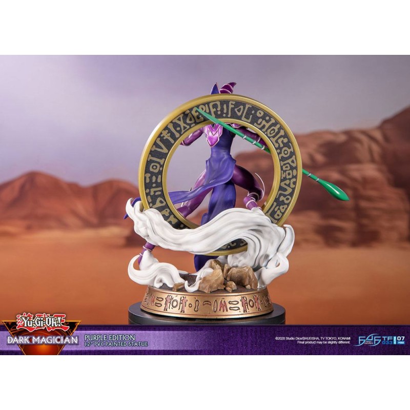 Yu-Gi-Oh! statuette PVC Dark Magician Purple Version 29 cm