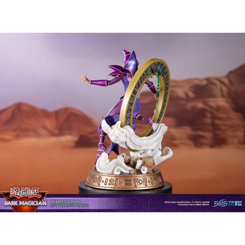 Yu-Gi-Oh! statuette PVC Dark Magician Purple Version 29 cm