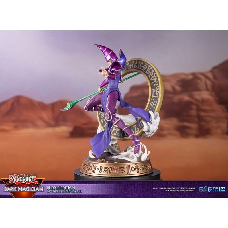 Yu-Gi-Oh! statuette PVC Dark Magician Purple Version 29 cm
