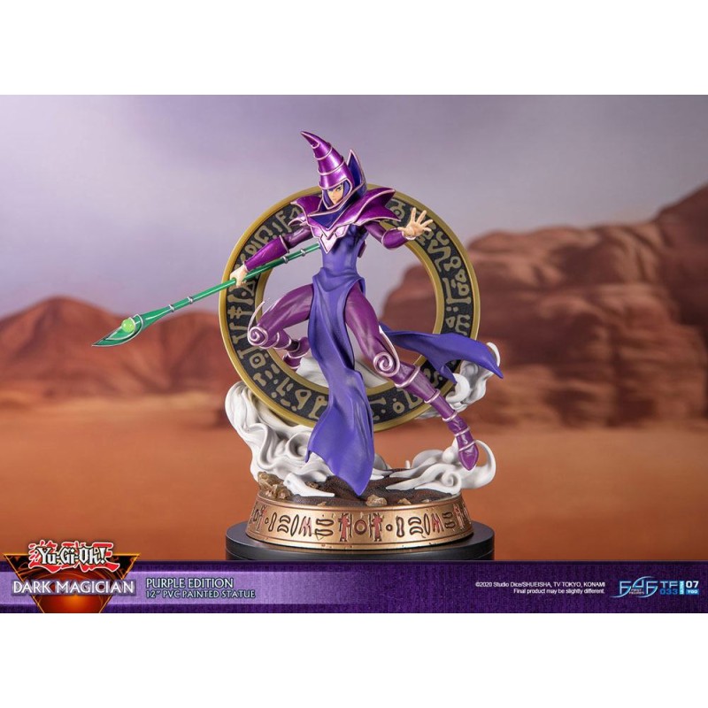 Yu-Gi-Oh! statuette PVC Dark Magician Purple Version 29 cm