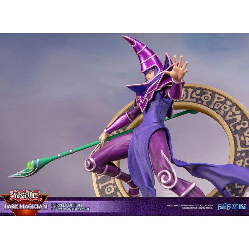 Yu-Gi-Oh! statuette PVC Dark Magician Purple Version 29 cm
