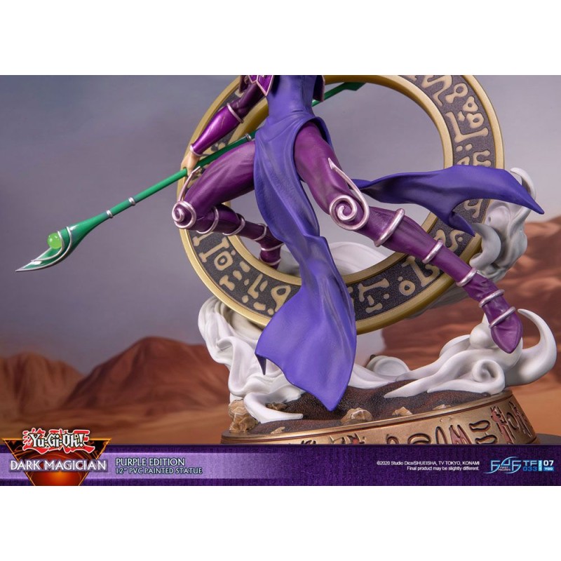 Yu-Gi-Oh! statuette PVC Dark Magician Purple Version 29 cm