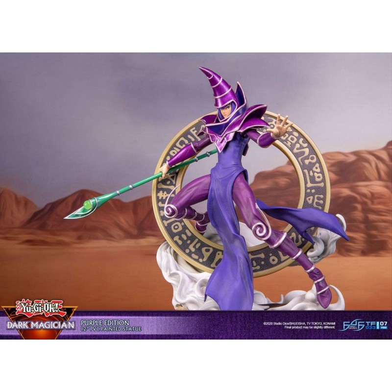 Yu-Gi-Oh! statuette PVC Dark Magician Purple Version 29 cm