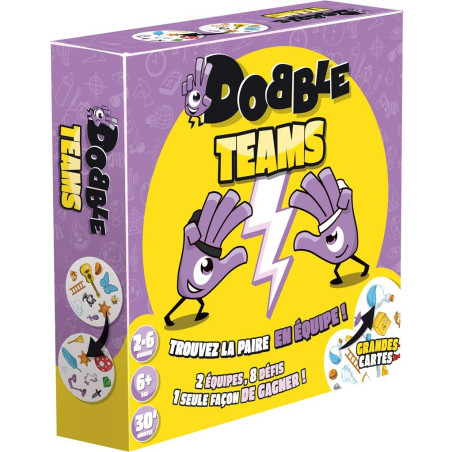 jeu : Dobble Teams
éditeur : Zygomatic
version française