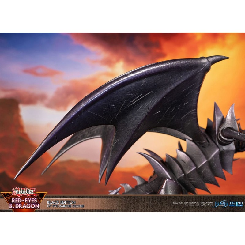 Yu-Gi-Oh! statuette PVC Red-Eyes B. Dragon Black Colour 33 cm