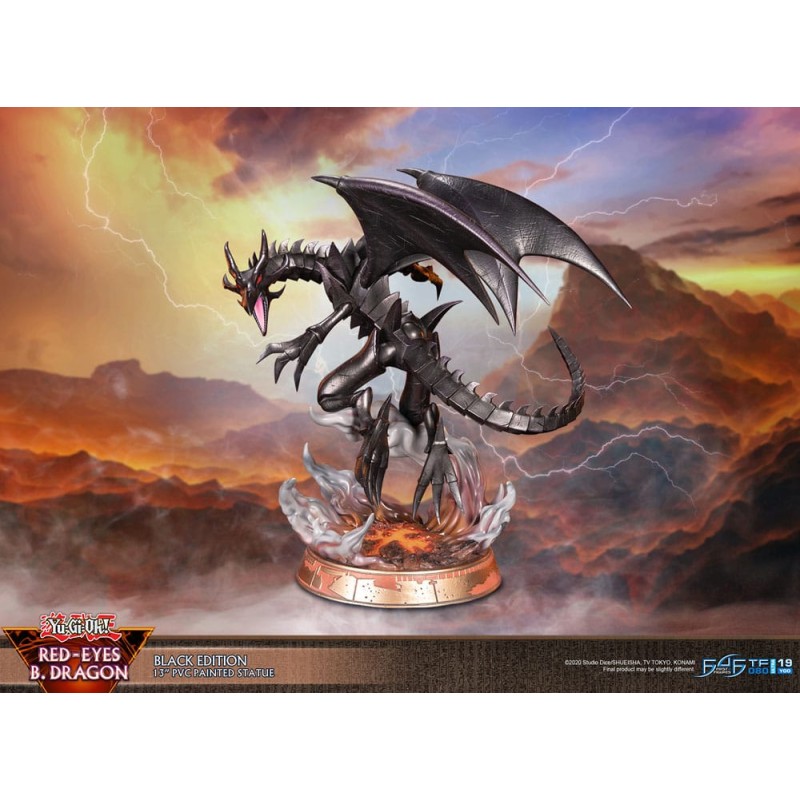 Yu-Gi-Oh! statuette PVC Red-Eyes B. Dragon Black Colour 33 cm