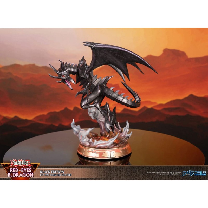 Yu-Gi-Oh! statuette PVC Red-Eyes B. Dragon Black Colour 33 cm