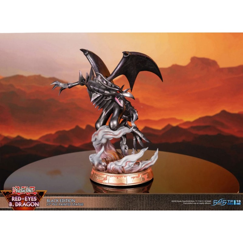 Yu-Gi-Oh! statuette PVC Red-Eyes B. Dragon Black Colour 33 cm