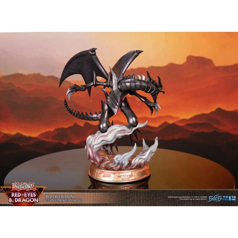 Yu-Gi-Oh! statuette PVC Red-Eyes B. Dragon Black Colour 33 cm