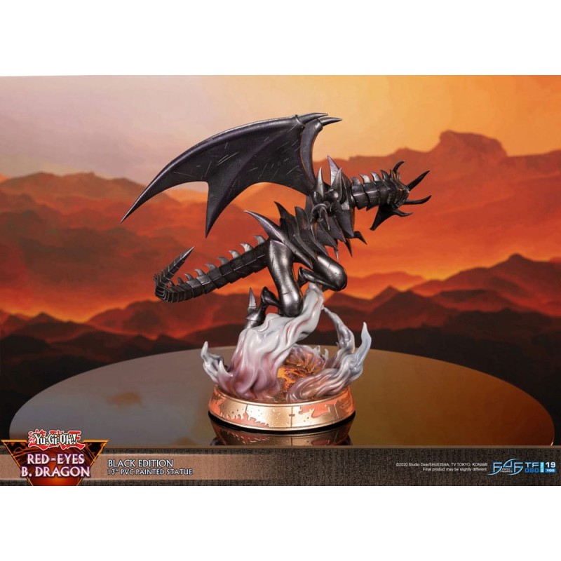 Yu-Gi-Oh! statuette PVC Red-Eyes B. Dragon Black Colour 33 cm