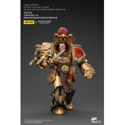Warhammer The Horus Heresy figurine 1/18 Legio Custodes Aquilon Terminator Squad Aquilon with twin-linked Adrathic Destructor...