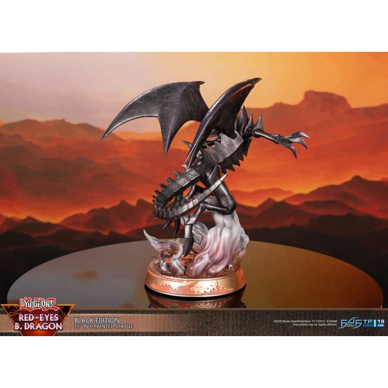 Yu-Gi-Oh! statuette PVC Red-Eyes B. Dragon Black Colour 33 cm