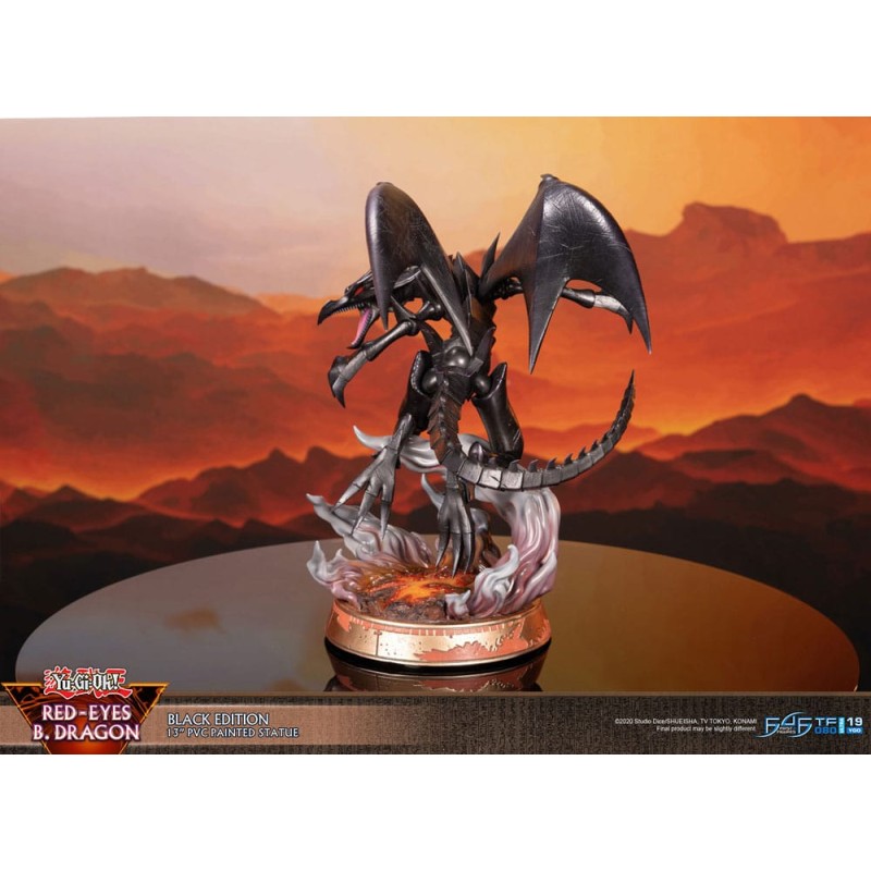 Yu-Gi-Oh! statuette PVC Red-Eyes B. Dragon Black Colour 33 cm