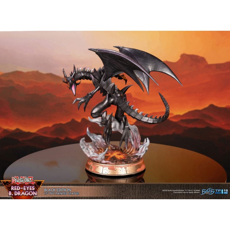 Yu-Gi-Oh! statuette PVC Red-Eyes B. Dragon Black Colour 33 cm