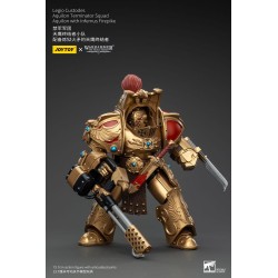 Warhammer The Horus Heresy figurine 1/18 Legio Custodes Aquilon Terminator Squad Aquilon with Infernus Firepike 14 cm