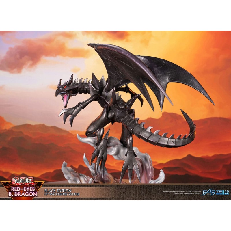 Yu-Gi-Oh! statuette PVC Red-Eyes B. Dragon Black Colour 33 cm
