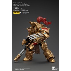 Warhammer The Horus Heresy figurine 1/18 Legio Custodes Aquilon Terminator Squad Aquilon with Infernus Firepike 14 cm
