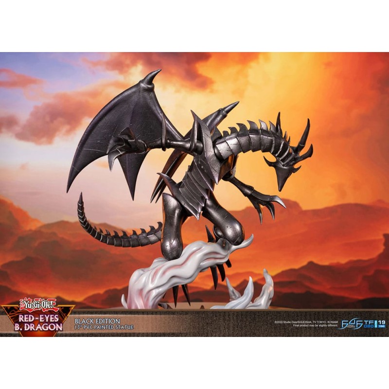 Yu-Gi-Oh! statuette PVC Red-Eyes B. Dragon Black Colour 33 cm