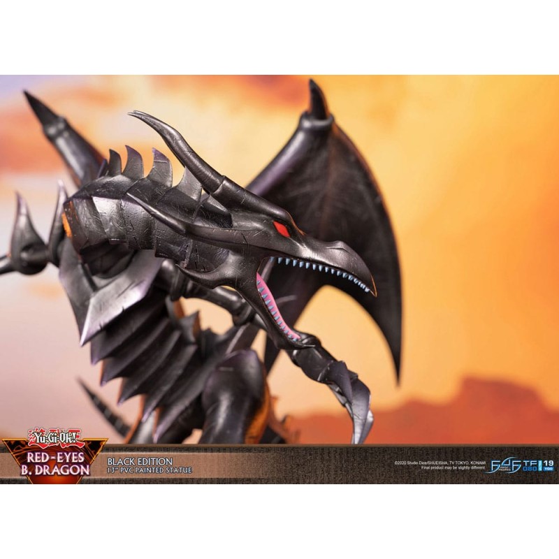 Yu-Gi-Oh! statuette PVC Red-Eyes B. Dragon Black Colour 33 cm