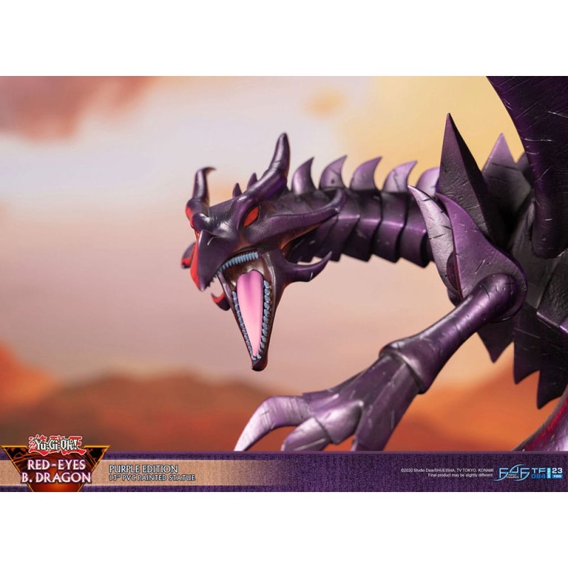 Yu-Gi-Oh! statuette PVC Red-Eyes B. Dragon Purple Colour 33 cm