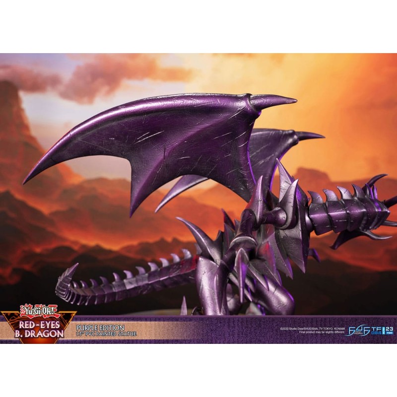 Yu-Gi-Oh! statuette PVC Red-Eyes B. Dragon Purple Colour 33 cm