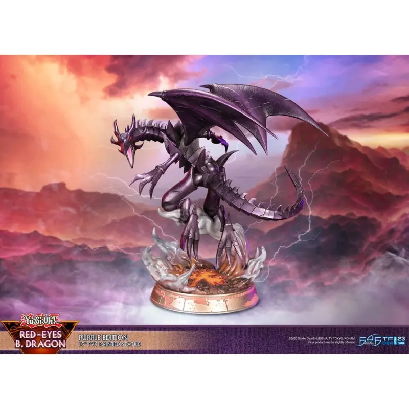 Yu-Gi-Oh! statuette PVC Red-Eyes B. Dragon Purple Colour 33 cm | 5060316627051