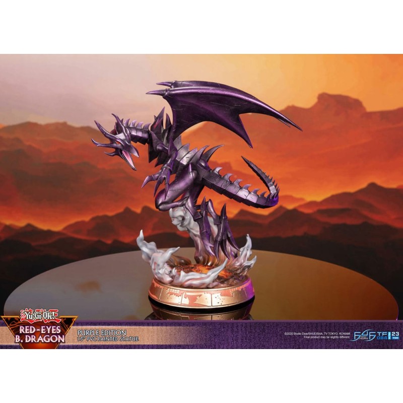 Yu-Gi-Oh! statuette PVC Red-Eyes B. Dragon Purple Colour 33 cm