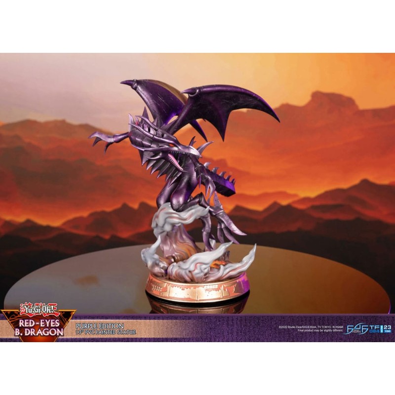 Yu-Gi-Oh! statuette PVC Red-Eyes B. Dragon Purple Colour 33 cm