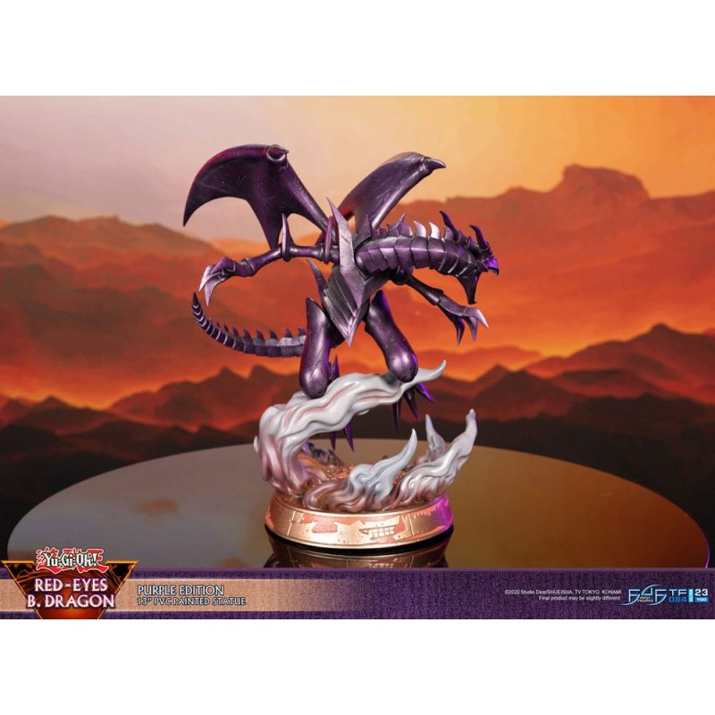 Yu-Gi-Oh! statuette PVC Red-Eyes B. Dragon Purple Colour 33 cm