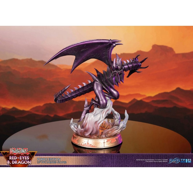 Yu-Gi-Oh! statuette PVC Red-Eyes B. Dragon Purple Colour 33 cm