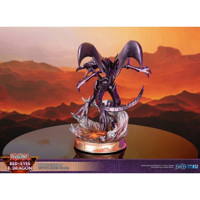 Yu-Gi-Oh! statuette PVC Red-Eyes B. Dragon Purple Colour 33 cm