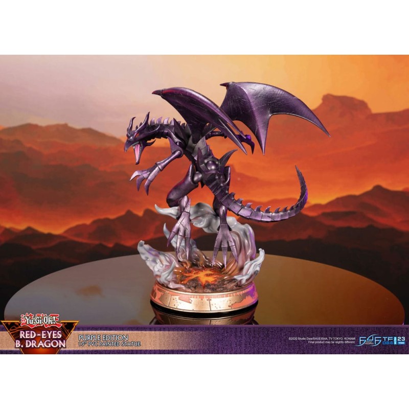 Yu-Gi-Oh! statuette PVC Red-Eyes B. Dragon Purple Colour 33 cm
