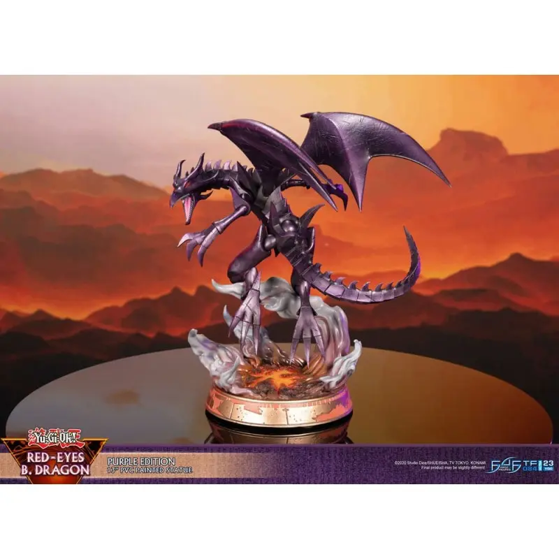 Yu-Gi-Oh! statuette PVC Red-Eyes B. Dragon Purple Colour 33 cm | 5060316627051