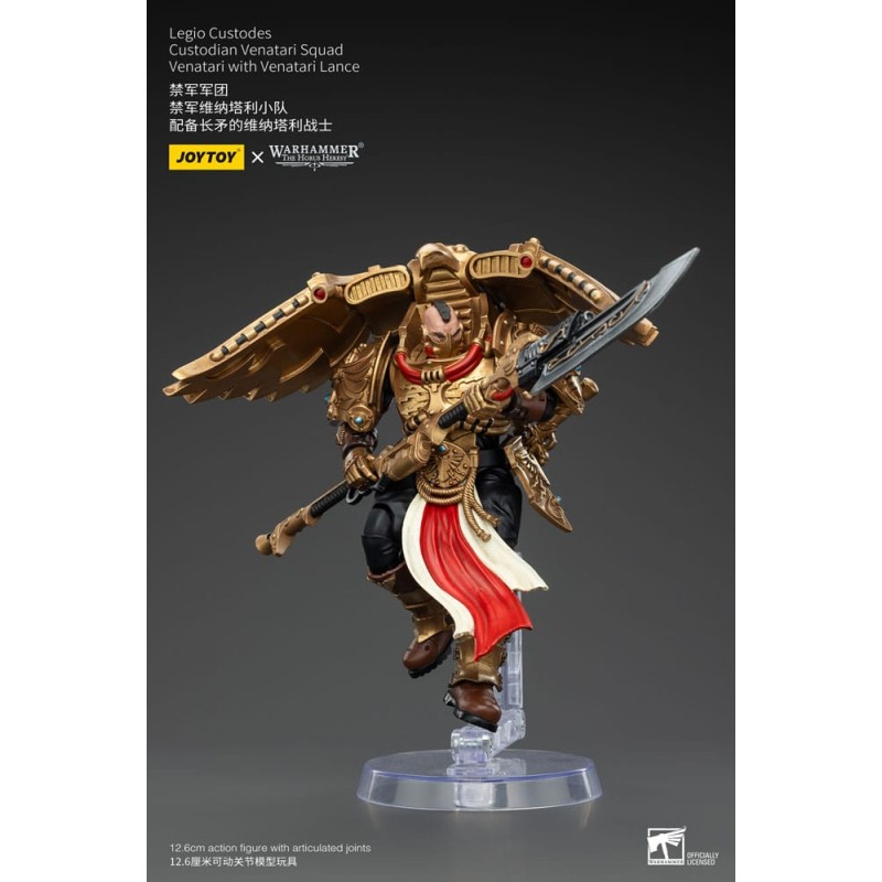Warhammer The Horus Heresy figurine 1/18 Legio Custodes Custodian Venatari Squad Venatari with Venatari Lance 13 cm   