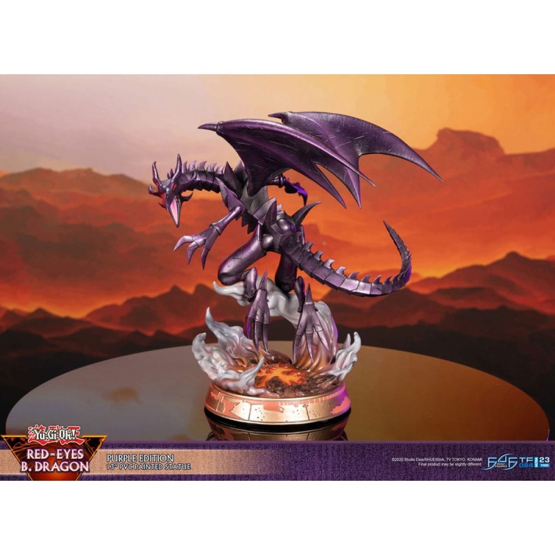 Yu-Gi-Oh! statuette PVC Red-Eyes B. Dragon Purple Colour 33 cm