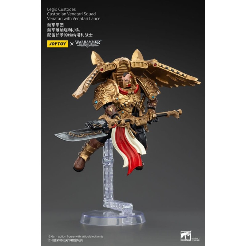 Warhammer The Horus Heresy figurine 1/18 Legio Custodes Custodian Venatari Squad Venatari with Venatari Lance 13 cm   