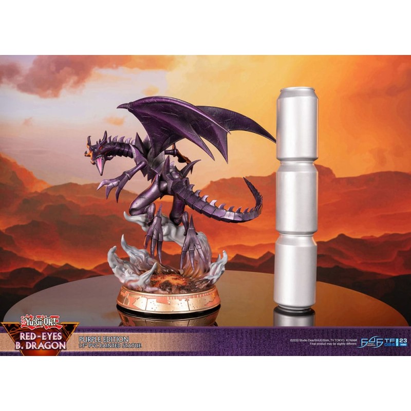 Yu-Gi-Oh! statuette PVC Red-Eyes B. Dragon Purple Colour 33 cm