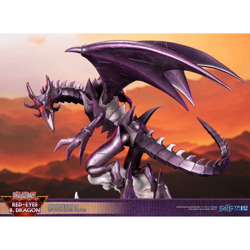 Yu-Gi-Oh! statuette PVC Red-Eyes B. Dragon Purple Colour 33 cm